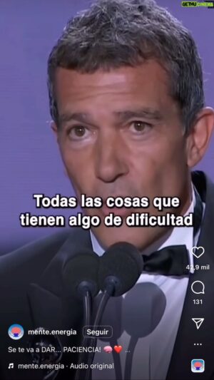 Nicolás Coronado Instagram - #antoniobanderas #sabiduria #proverbios #frases #cervantes