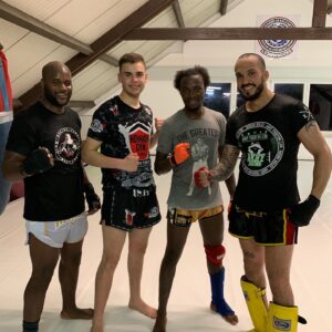 Nicolas Scandale Instagram - 🔥🔥🔥 Sparring session! Merci les gars! @matthieu_ceva_clubber_lang @isaie.hn @jprince.nyembo