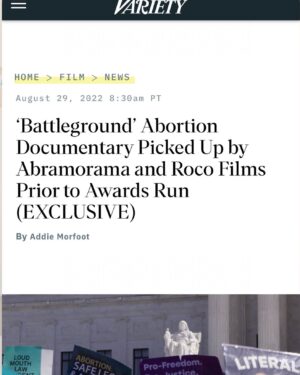 Nicole Alexandra Shipley Instagram - This feature documentary is a timely and chilling window into the intersection of abortion and politics in America. Specifically how Donald trump worked with anti abortion activists to secure the 2016 election in exchange for a Supreme Court who would over turn Roe. Sadly, this is still just the beginning. 

This film is a huge wake up call to all Americans who care about their rights, democracy, and the responsibility of news and media outlets to cover, but not platform, people with different opinions than our own. 

I’m so grateful to have the privilege of working with @jeffsobrato @ryejh @jadenlevitt (and our entire team @safespace.pictures ) to help bring Cynthia Lowen’s film to the screen.

Please follow @battlegroundthefilm to stay up to date with screenings and events. #roevember.