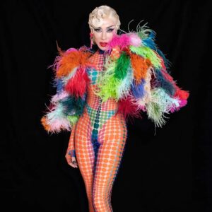 Nicole Gaultier Instagram - Gracias @jeanpaulgaultier ,  y todo el equipo que hizo posible que llegara este outfit a mi ❤ gracias @ceciliatelleza 
 Esta bellas fotos de las máximas @retrabookpro