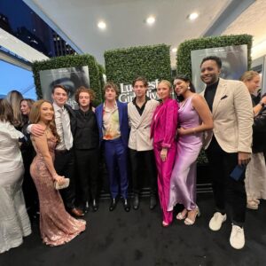 Nicole Huff Instagram - So happy to attend last night’s premiere. Feel honoured to be a part of this incredible film and to play the role of Olivia Kaplan. Prepare to laugh, cry, be touched and inspired. 

Luckiest Girl Alive out now in select cinemas and on Netflix October 7, 2022. #LuckiestGirlAlive