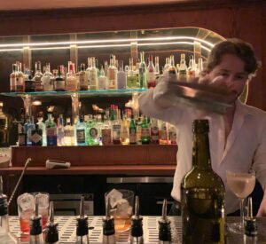 Nicole de Boer Instagram - Enjoying cocktails @goodnightcocktailclub after a spring- like day in Toronto