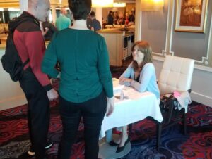 Nicole de Boer Instagram - HAPPINESS IS …
Just wanted to say a final Big Thank-you to everyone on the @startrekthecruise trip last week. From the amazing crew, who took care of all of us to the fabulous fans I got to hang with. Old friends and new - It was a time I will never forget. And Thanks to @bellissimozoi for being a great plus one on this adventure ! I hope to do it again someday.🛳️🛳️🛳️🖖🖖🖖🙏🏼🙏🏼🙏🏼🌊🌊🌊❤️❤️❤️💃💃💃🪩🪩🪩🛳️🛳️