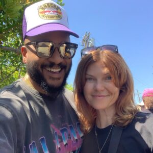 Nicole de Boer Instagram - What an incredible turnout today! It was an honor to walk the picket line in solidarity with these actors  and writers today. Fantastic fan support too. 🖖 ✊🏼🙏🏼

#solidarity #unitedwetrek #sagaftrastrong #sagstrike #wgastrong.