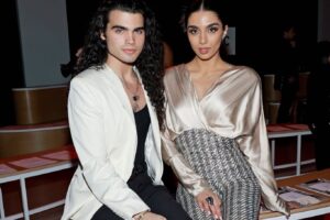 Nida Khurshid Instagram - Thank you @sonjungwan for having us at your gorgeous show! Wearing @sonjungwan , makeup by @nikomaragos hair by @jasmineburnsidehair