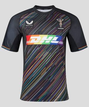Nigel Owens Instagram - Great to be back at the Stoop as a spectator this time 😂 to launch their LGBTQ  Pride Supporter Kit. 🌈 Well done @Harlequins @DHLRugbyUK