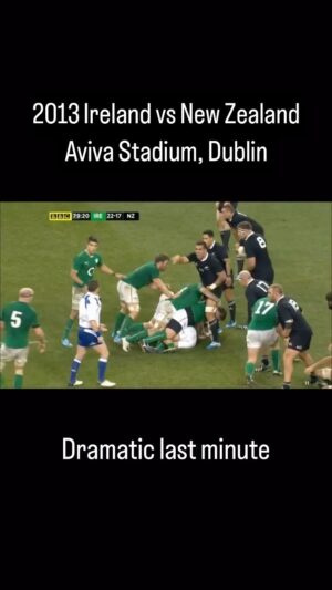 Nigel Owens Instagram - 2013 Ireland vs New Zealand
Aviva Stadium, Dublin
Dramatic last minute

#rugby #rugbyunion #rwc #rwc2023 #irishrugby #allblacksrugby #allblacks