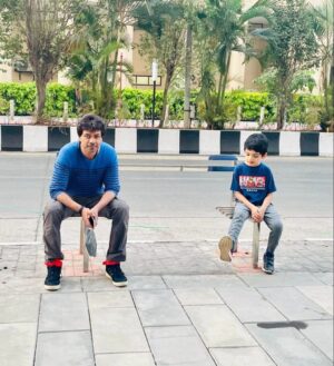 Nikhil Dwivedi Instagram - They say children don't ask to be born to us.. We choose to bear them.
Cant be true in this one's case. He clearly had a pact with me from before. 
Happy Birthday Shivaan!
You are one of a kind & You and I together are one of a kind :)