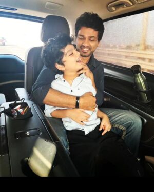 Nikhil Dwivedi Instagram - They say children don't ask to be born to us.. We choose to bear them.
Cant be true in this one's case. He clearly had a pact with me from before. 
Happy Birthday Shivaan!
You are one of a kind & You and I together are one of a kind :)