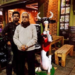 Nikhil Dwivedi Instagram - These two pictures can't be more diverse than each other.
In the first my father can be seen with his closest friends. He cared for them deeply. In the second, he is with his closest adversary, who he cared for as deeply :)
Happy Birthday!
You are missed more than you could have ever imagined.
