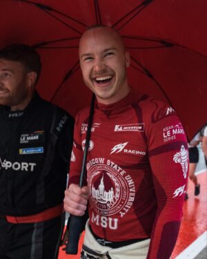 Nikita Mazepin Instagram - Race Win in ALMS 🏆 
Almost 1 year without driving. Super happy. #99Racing is 🚀