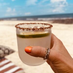 Nikita Ramsey Instagram - back home from a week of beach hopping & eating our way through mexico … first stop tulum.