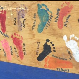 Nikki Britton Instagram - In 2016 I spent a few months working in community- Maningrida, Papunya, Nhulunbuy, Gunbulunya, Gove, Tiwi and all across Arrernte and Larrakia country. I had a job working in paediatric clinics and I wanted to help. I had the best of intentions. One day a community elder walked up the red dirt road to the clinic with her disabled teenage grandson on her back. It must have been 42 degrees (celcius). I leapt to offer them assistance, and water, and assured them the doctor would be with them soon. I asked if there was anything I could do to make them more comfortable. This incredible woman, who was literally carrying her community on her shoulders, smiled with grace, gratitude and a lot of humour and said, ‘could you warm it up in here? You got the AC set to ‘white people’” I giggled, embarrassed. Floored. I didn’t realise what I didn’t know. I couldn’t understand the world through her lens. And because of that, despite my best intentions, I could never have offered her what she needed unless she had clearly advised me. I met the most amazing people in those few months. I also saw how the system is letting so many people down. From the bottom of my heart, I know that voting yes is the right thing to do in this referendum. So everyone can keep learning and listening. So teeny tiny footprints like these have the best chance to walk through a world where their voices are heard and they know that they matter. 

@yes23au @f_yes23 #voteyes #ifyoudontknowfindout