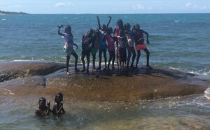 Nikki Britton Instagram - In 2016 I spent a few months working in community- Maningrida, Papunya, Nhulunbuy, Gunbulunya, Gove, Tiwi and all across Arrernte and Larrakia country. I had a job working in paediatric clinics and I wanted to help. I had the best of intentions. One day a community elder walked up the red dirt road to the clinic with her disabled teenage grandson on her back. It must have been 42 degrees (celcius). I leapt to offer them assistance, and water, and assured them the doctor would be with them soon. I asked if there was anything I could do to make them more comfortable. This incredible woman, who was literally carrying her community on her shoulders, smiled with grace, gratitude and a lot of humour and said, ‘could you warm it up in here? You got the AC set to ‘white people’” I giggled, embarrassed. Floored. I didn’t realise what I didn’t know. I couldn’t understand the world through her lens. And because of that, despite my best intentions, I could never have offered her what she needed unless she had clearly advised me. I met the most amazing people in those few months. I also saw how the system is letting so many people down. From the bottom of my heart, I know that voting yes is the right thing to do in this referendum. So everyone can keep learning and listening. So teeny tiny footprints like these have the best chance to walk through a world where their voices are heard and they know that they matter. 

@yes23au @f_yes23 #voteyes #ifyoudontknowfindout