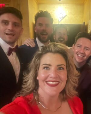 Nikki Britton Instagram - What a wedding! What a love! 😍
Still have blisters two weeks on. But nothing but total adoration for @rhysnicholson and @kyrannicholson and the best best best wishes for a lifetime of being surrounded by extroverted theatre kids. 
And love. A lifetime of love ❤️