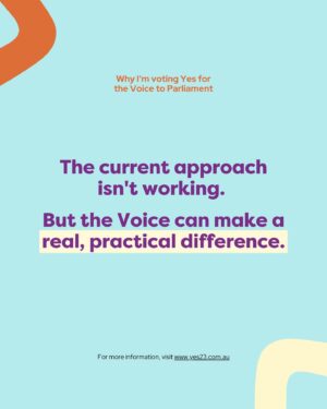 Nikki Britton Instagram - You bet I’ll be voting YES for a Voice to Parliament at the upcoming referendum.

Because I want to live in a country that recognises Indigenous Australians in our founding document. It’s a no brainer.

The Voice will allow Aboriginal and Torres Strait Islander people to have a say on the issues and policies that affect them.

When we listen to local Indigenous communities we make better policy decisions. That’s why the voice will make a practical difference - and more than 80% of Indigenous Australians support the Voice. 

This is a once in a generation opportunity to unite our nation and walk together into a better future.

#yes23 #voteyes