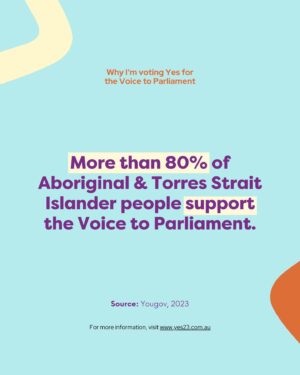 Nikki Britton Instagram - You bet I’ll be voting YES for a Voice to Parliament at the upcoming referendum.

Because I want to live in a country that recognises Indigenous Australians in our founding document. It’s a no brainer.

The Voice will allow Aboriginal and Torres Strait Islander people to have a say on the issues and policies that affect them.

When we listen to local Indigenous communities we make better policy decisions. That’s why the voice will make a practical difference - and more than 80% of Indigenous Australians support the Voice. 

This is a once in a generation opportunity to unite our nation and walk together into a better future.

#yes23 #voteyes