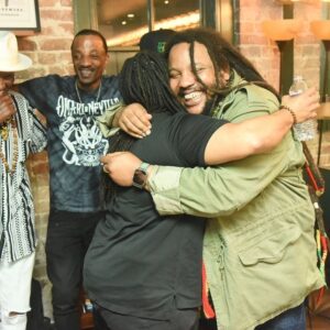 Nikki Glaspie Instagram - This first picture just about sums it up. This is gonna be hard to outdo, but we’ll give it a college try. I only have 19 gigs left to play this week. 😂. Seriously tho I can’t believe I share the stage and this beautiful life with legends. Hard work goes a long way. When the idea of doing a Marley tribute came about I never thought it would lead to being onstage with and actually playing the music that changed the world with @stephenmarley and then be able to do it with @ivanneville @ianneville504 @cyrilneville and my brothers @thenthpower !!! It all came full circle. Life is crazy. Thanks to everyone who came out and continues to support! See you all this week. I’m outchea!! Thank you @funkynunu for the pictures! #thenthpowerlovesyou