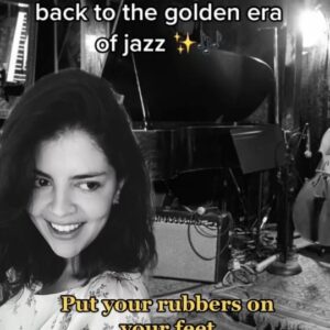 Nikki Yanofsky Instagram - Which era would you choose? 🚀 #music #jazz #retro