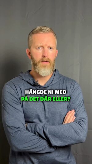 Niklas Andersson Instagram - Att du har ont är inte = att du blivit svagare i detta område. Så en fråga man kan ställa sig när det gör ont är, behöver jag verkligen bli starkare här. Behöver jag en till speciell övning?

Eller behöver jag helt enkelt vänja mig mer med det som gör ont. Det kanske inte är helt lätt att känna av osv, men det är just därför jag och mina kollegor finns.

Du kommer dock fortfarande få höra av folk att du har ont pga att du är svag. Det är mer eller mindre lika vanligt som att man får rådet att stretcha allt som gör ont.

I många fall så spelar det heller inte så stor roll, du gör grejer som du tror hjälper samtidigt som saker går över av sig självt. När saker går över av sig själv så kallas det naturalförlopp. 

Det händer oavsett vad du gör kan man säga, så gör du massa saker samtidigt som ett naturalförlopp sker så känns det som att det är grejerna som hjälper.

Även här svårt att veta vad som är vad, men det viktiga är ju trots allt att du blir bättre. Men såhär komplex är din kropp typ 😄 ganska fantastiskt
