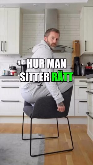 Niklas Andersson Instagram - Problemet är inte HUR du sitter, problemet verkar mer vara att du sitter i samma position för länge ☺️