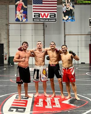 Niko Price Instagram - Had the honors of training and learning from @benaskren ahead of my fight on the 8th!! This whole month has been amazing so far! Can’t wait to show off the new tools #ufc #wrestling
