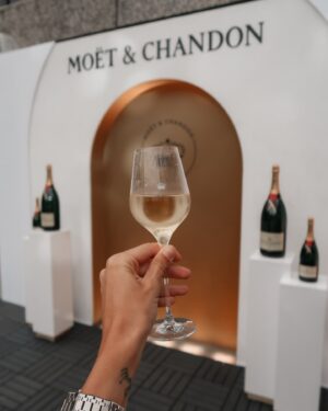 Nikol Švantnerová Instagram - KVIFF & bubbles🫧🥂 #timeforchampagne 
Thank you @moetchandon