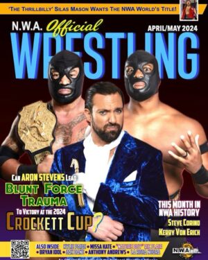 Nilka García Solís Instagram - The brand new NWA official magazine is available now! Scroll ⬅️ to see some of the pages and get your own at nationalwrestlingalliance.com and click on magazine!