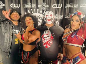 Nilka García Solís Instagram - #BORICUAS AL PODER!!!! IN @nwa 

Well.... #Tiffany ...do not like me tho. 😏😈

🇵🇷✌🏼♥️💪🏽🤍 

@homicideoutlaw @mechvwolf @tiffanynieves_ @labusadora @labusadoratrainingcenter