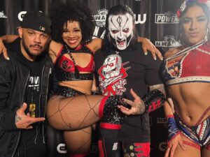 Nilka García Solís Instagram - #BORICUAS AL PODER!!!! IN @nwa 

Well.... #Tiffany ...do not like me tho. 😏😈

🇵🇷✌🏼♥️💪🏽🤍 

@homicideoutlaw @mechvwolf @tiffanynieves_ @labusadora @labusadoratrainingcenter