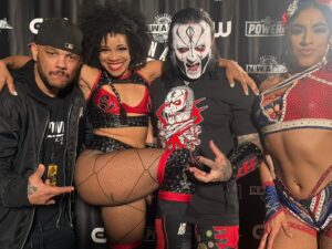 Nilka García Solís Instagram - #BORICUAS AL PODER!!!! IN @nwa 

Well.... #Tiffany ...do not like me tho. 😏😈

🇵🇷✌🏼♥️💪🏽🤍 

@homicideoutlaw @mechvwolf @tiffanynieves_ @labusadora @labusadoratrainingcenter