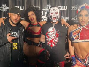 Nilka García Solís Instagram - #BORICUAS AL PODER!!!! IN @nwa 

Well.... #Tiffany ...do not like me tho. 😏😈

🇵🇷✌🏼♥️💪🏽🤍 

@homicideoutlaw @mechvwolf @tiffanynieves_ @labusadora @labusadoratrainingcenter
