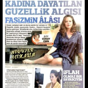 Nilüfer Açıkalın Instagram - bugün #Posta gazetesinde #AslıGürsoyCimin ile yaptığımız söyleşi yayınlandı #Yeşilçam #Adviye #Hayat #Sanat #Sineme #Müzik #Dizi #Edebiyat konuştuk ve  #Güzellik üzerinden dayatılan faşizme karşı durmaya devam...
