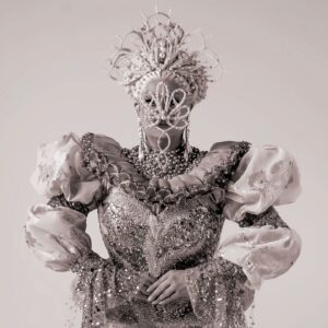 Nina West Instagram - This look was another story that my good judy Florence D’lee @florencedlee helped me concept and develop. She then worked pretty closely with the brilliant Jack Baxter @wigchapel to bring this Cersei Lannister meets @diana.damrau meets Bram Stoker’s bloody babes in a Sci Fi pearl fantasia to life. And yes, the eye piece is actually an extension of the wig. HAIR! HAIR! HAIR!

This is one of my very favorite moments I have had on the main stage at @rupaulsdragrace and to pair it with what is arguably the best Rusical EVER is pretty incredible. #holyguacamole #rosemariesbabyshower 

👗 @florencedlee
🎩 @wigchapel
💄 @callitodeh
📸  @jenniferenglert

#ninawest #nineconic #rusical #bringbackmypearls #rupaulsdragrace #allstars9 #gameofthrones