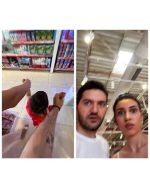 Nisan Hakan Özkan Instagram - İyi bayramlar tekrardan 🙋🏻‍♂️ #nisanhakan #sedaözkan #evaqueen #kurbanhediyesibarbibebek