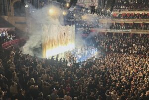 Nish Kumar Instagram - Thanks to @teenage_cancer for having us at the Albert Hall. @young_fathers  truly made a holy noise and were incredible. Donate here:

https://donate.teenagecancertrust.org/?type=single&amount=25&paymenttype=&category=&inmem=false