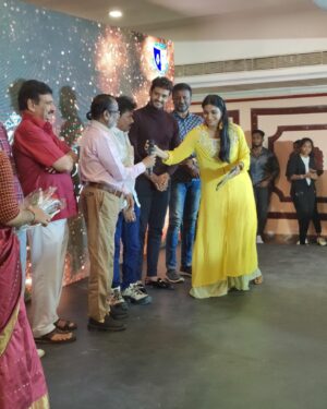 Nisha Jagadeeswaran Instagram - Miss cine stars event..🌟
Happy to host..🎤
Glad to be part of the team..❤️