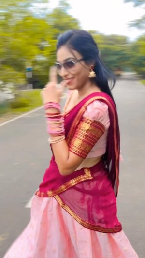 Nisha Jagadeeswaran Instagram - Pushpa da..songu da..fireu da..😉