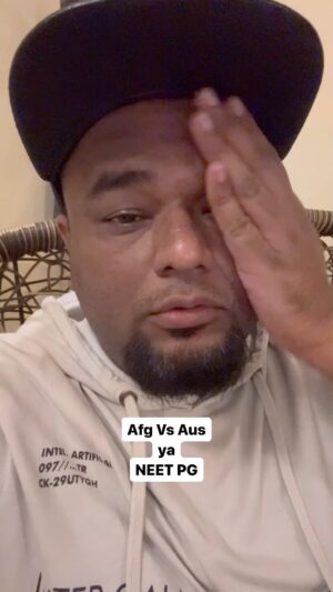Nishant Tanwar Instagram - NEET PG ya AFG vs AUS 😂