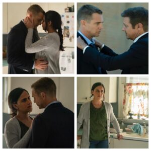 Nishi Munshi Instagram - Episode 5 streaming today! We hold each other through thick & thin in the Mclusky family. Apparently, we especially enjoy holding Kyle in these scenes 😂❤️ played by the wonderful @mrtaylorhandley  @mayorofkingstown @paramountplus @marqueentgroup #mayorofkingstownseason2 #mayorofkingstown #paramountplus #mclusky