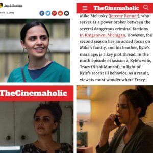 Nishi Munshi Instagram - Thank you for the feature @the.cinemaholic @mayorofkingstown @paramountplus Congrats to the entire team for Season 2. We did it ❤️@marqueentgroup @emmakris @slatepr #mayorofkingstown #paramountplus #teamwork #teamwork #season2 #prisonsystem #systemicracism #prison #mclusky <full link in story>