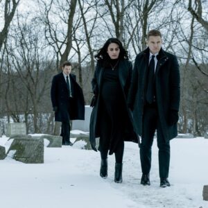 Nishi Munshi Instagram - Through thick and thin, we unite. Big shoutout to our set still photographer for capturing these gems. #Mcluskystrong #season3 #premiere #MayorofKingstown #paramountplus @paramountplus @mayorofkingstown Season 3 airs today. June 2, 2024. @hughdillon @jeremyrenner @mrtaylorhandley @derek_basco #DerekWebster