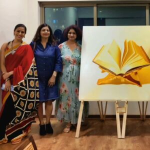 Nivedita Bhattacharya Instagram - Dear Sripriya
@sripriyamozumdar 

Thank you for an enchanting evening.. for taking us through your journey.. for introducing us to your gorgeous art! 
Loved every bit, every inch! 😍😍

#photorealism
#artandartist
#oiloncanvas
#charcoal
#artexhibition