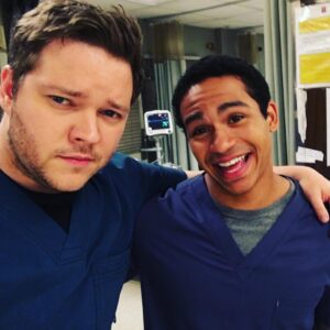 Noah Gray-Cabey Instagram - @iamharryford looking debonair as ever...I should probably take some notes! Looking forward to sharing the results of our work with you all on September 28th!!! #CodeBlack @codeblack_cbs
