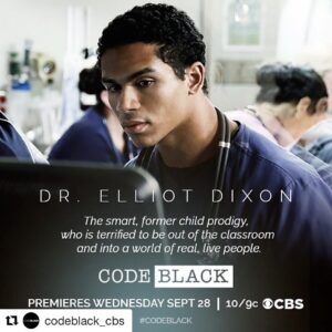 Noah Gray-Cabey Instagram - I got a habit of looking confused...tends to make the patients nervous. Just 3 days to go!!! #regram #codeblack