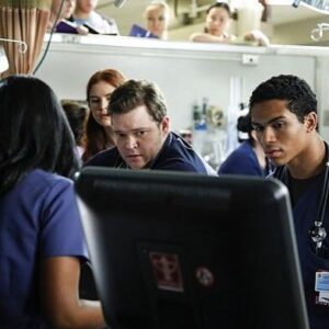 Noah Gray-Cabey Instagram - Never a dull day working on set, especially in center stage! 😷💉 Code Black Season 2 begins September 28th! #codeblack #drama #icantwait