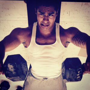 Noah Gray-Cabey Instagram - Gym Rule no. 1: never trust a fart while lifting. #smellybench #gym