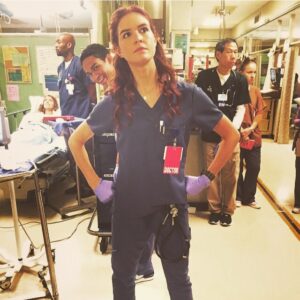Noah Gray-Cabey Instagram - In honor of tonight's spectacular #codeblack season premiere, here's my perfectly executed extra creepy photobomb of @emilytyra 's continuity pic. Hope you're excited to finally check out the show tonight!!!! #drdixon #drkean #photobomb #creepysmile