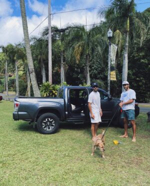 Noah Mills Instagram - middle of the pacific 🌋🎥🤠👍🏽