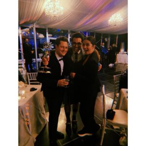 Noah Reid Instagram - Couldn’t be prouder of my Roses and the entire brilliant team that brought this show to life. What an insane night for the residents of Schitt’s Creek, near and far. 🍾🌹🍾🌹🍾🌹🍾🌹🍾